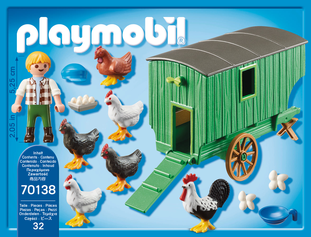 Playmobil 70138 Country Farm Chicken Coop (D)