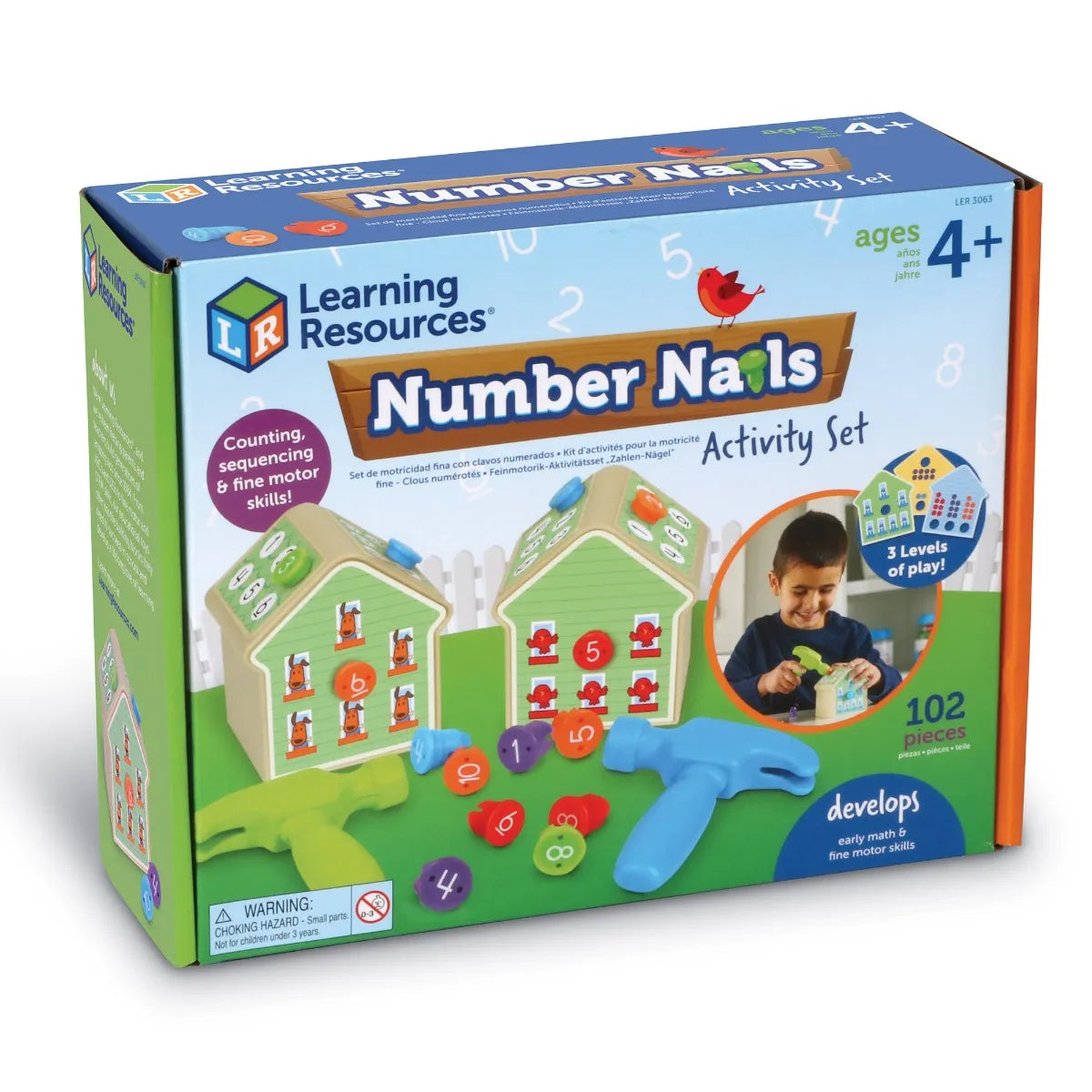 Learning Resources Number Nails! Activity Set