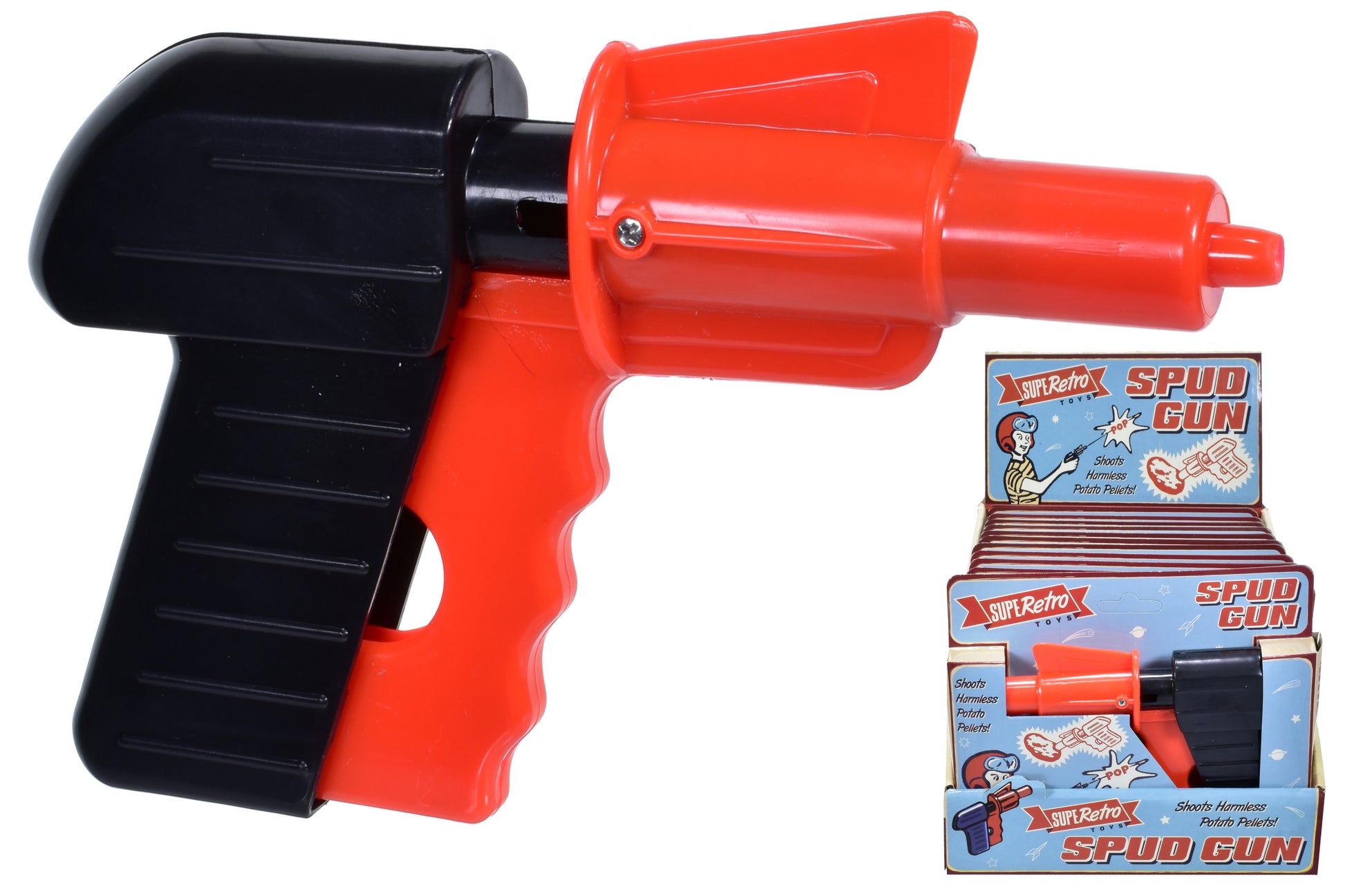 Super Retro Toys Spud Gun - CDU of 12