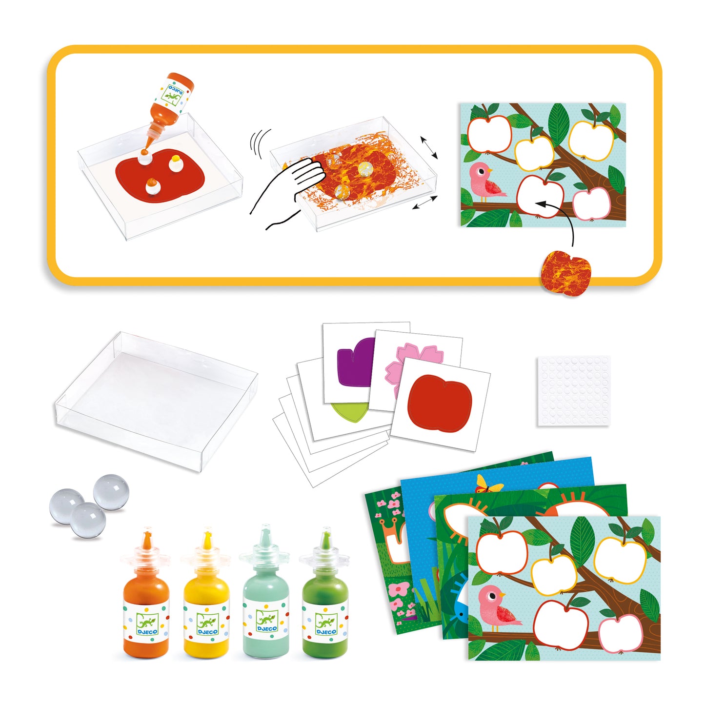 Djeco Nature Marble Painting Set (D)