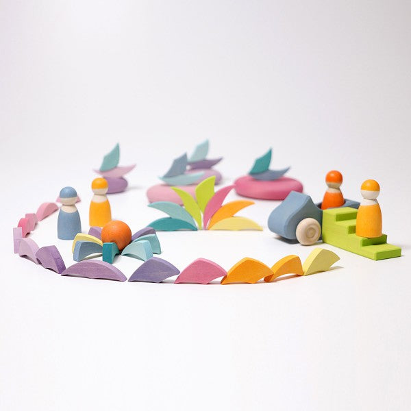 Grimms Building Set Colorwheel Pastel