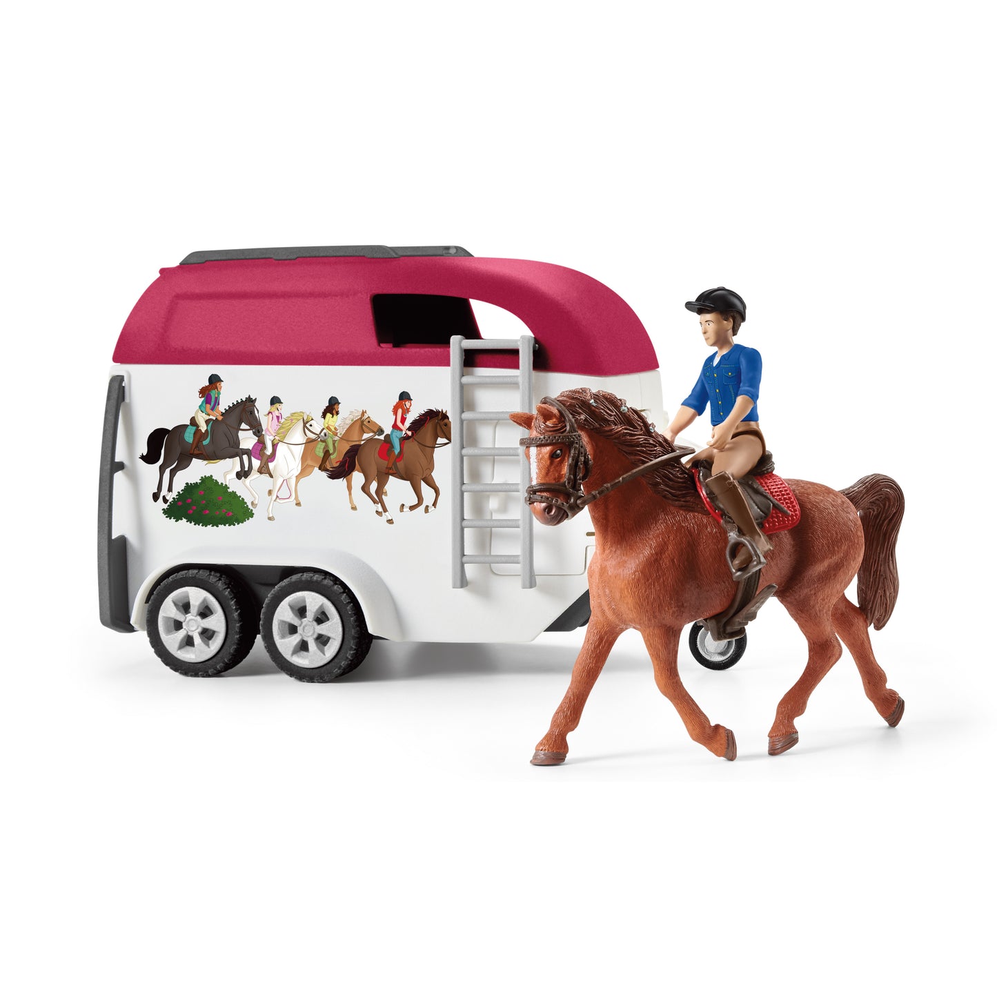 Schleich Adventure With Car And Horse Trailer