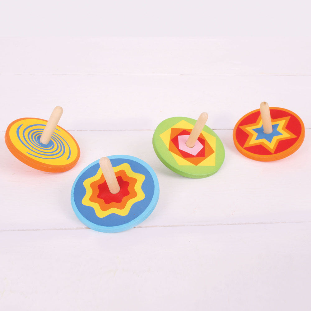 BigJigs Snazzy Spinning Tops