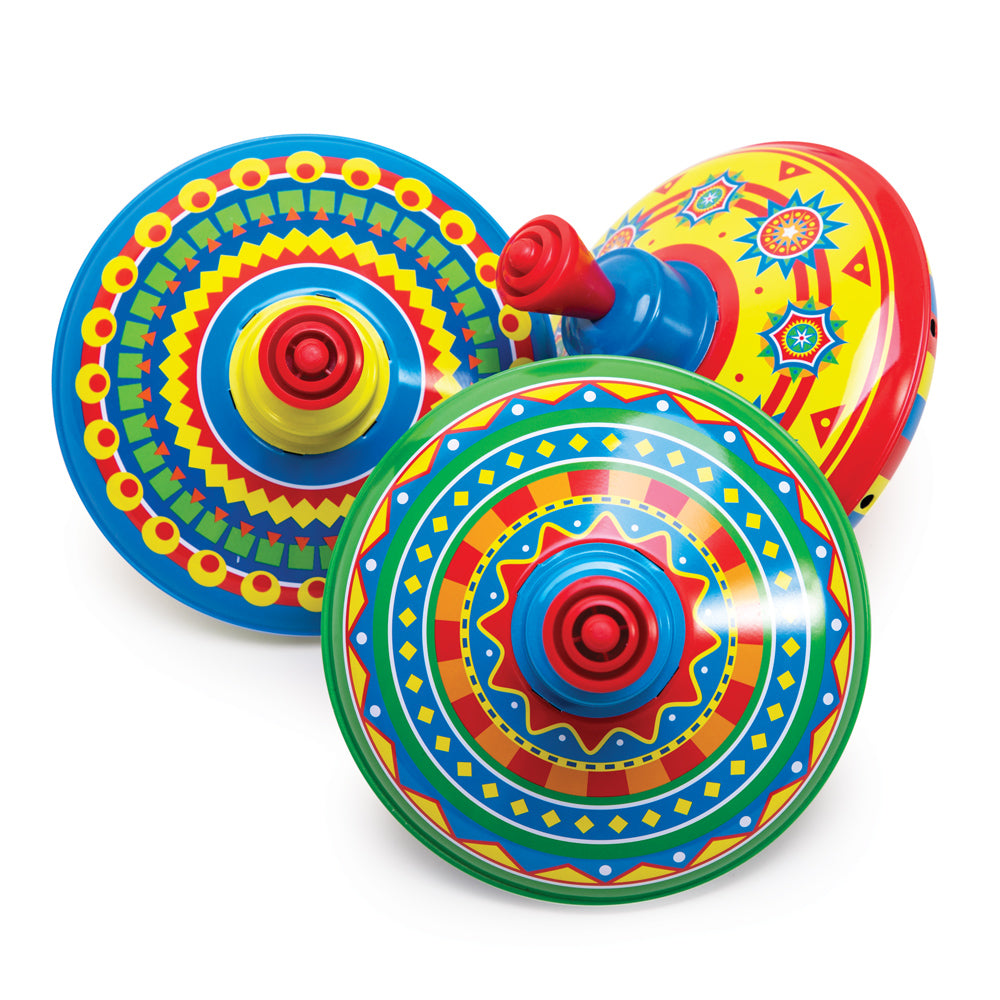 Schylling Little Tin Top ( Colour Chosen At Random)