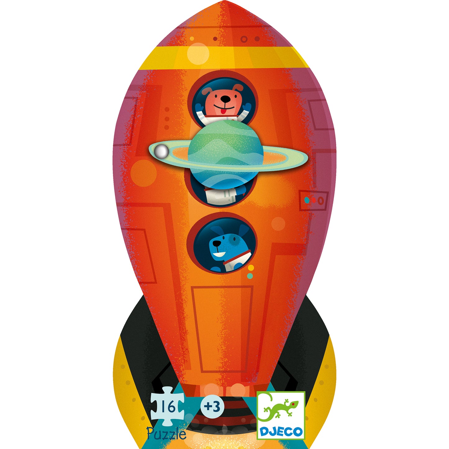 Djeco Spaceship Silhouette Puzzle