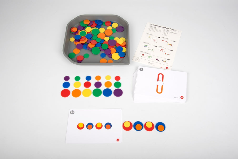 EDX Education Fun Play Round Round Chips