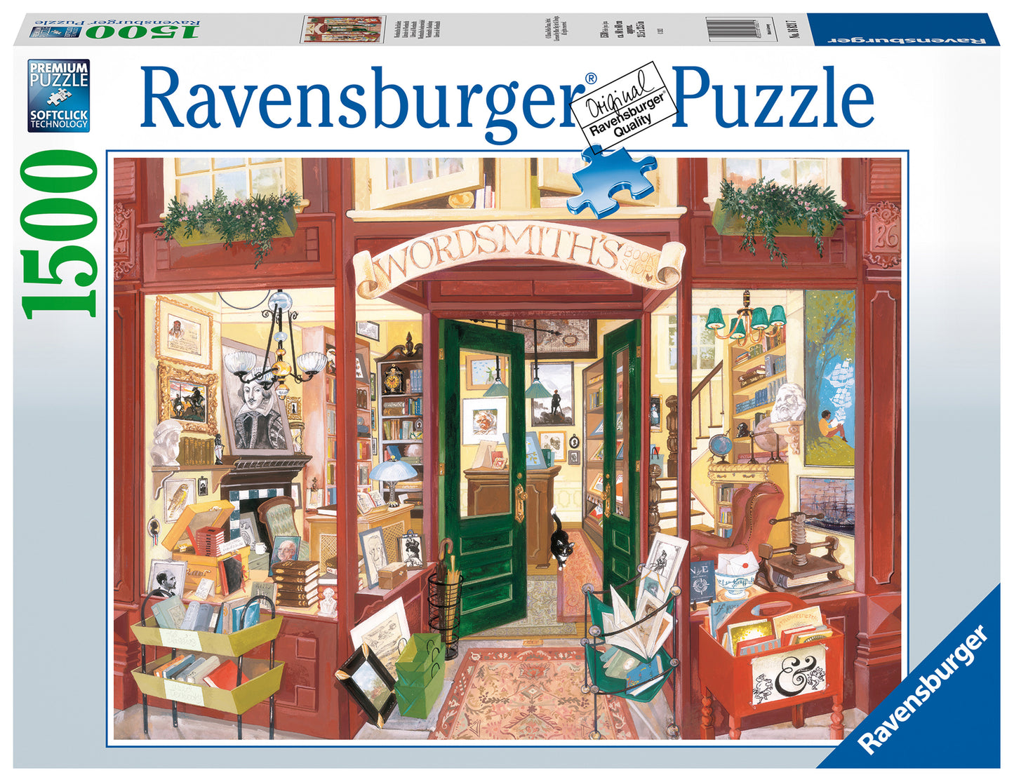 Ravensburger Wordsmith's Bookshop, 1500pc Jigsaw Puzzle