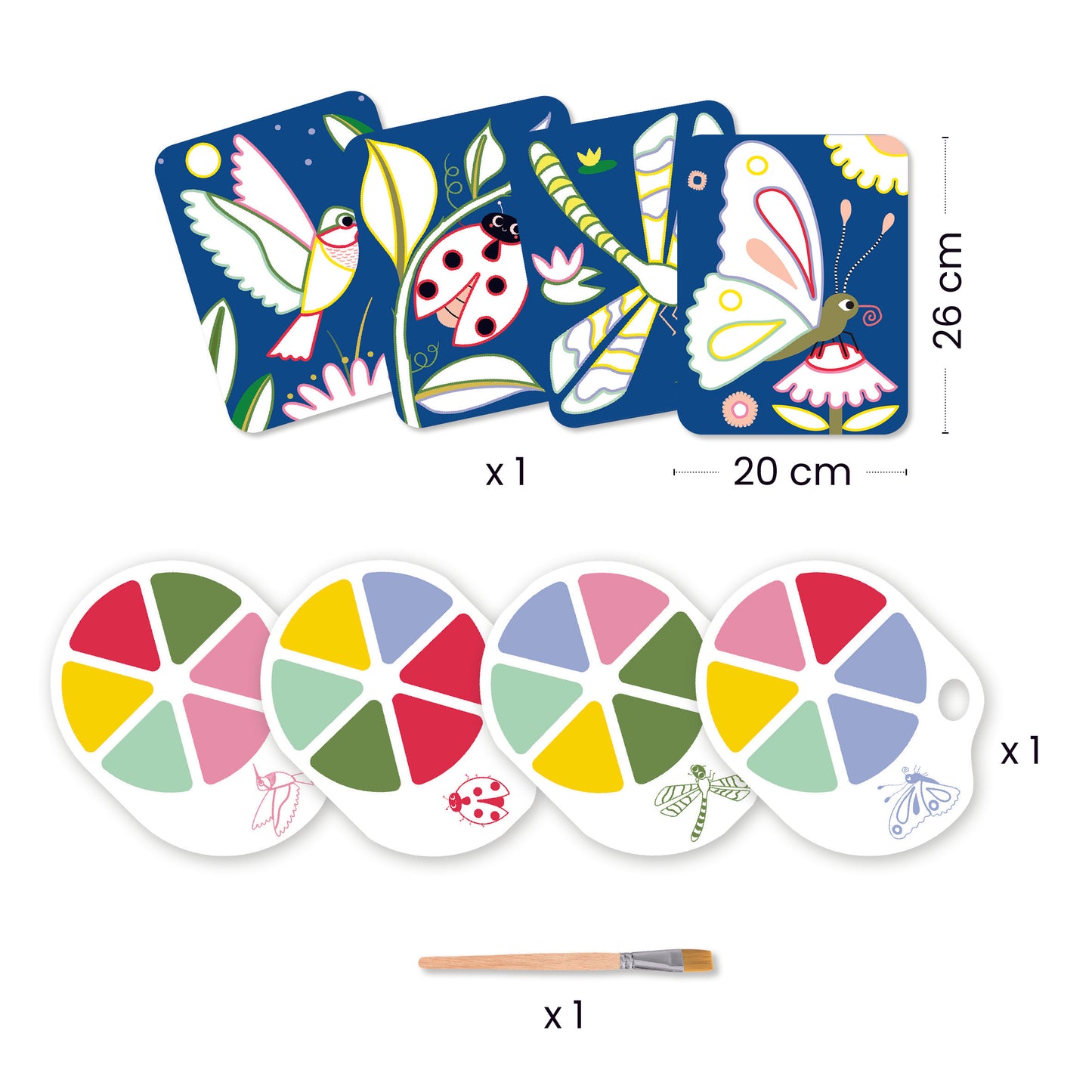 Djeco Palette Painting - Creepy Crawlies