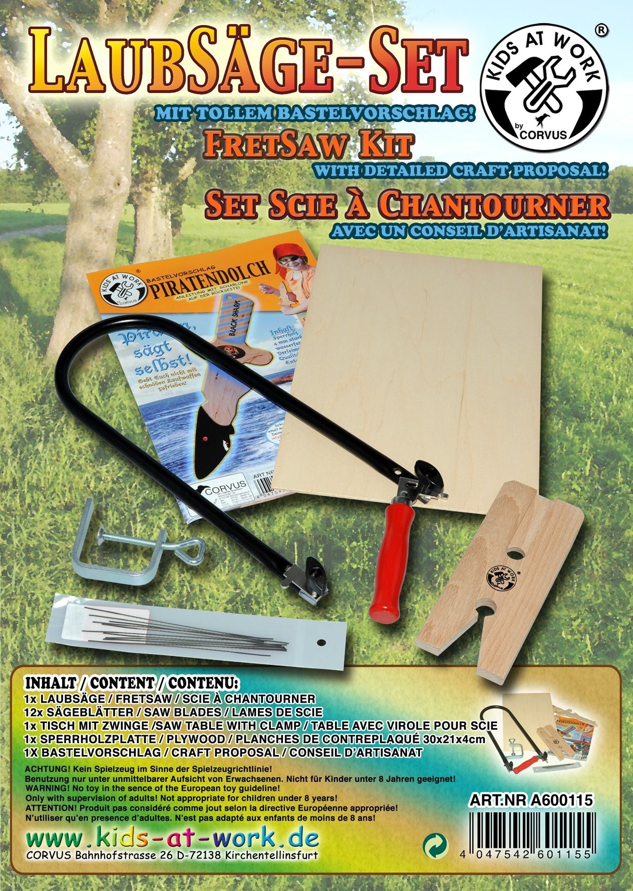 Kids At Work Fretsaw Kit