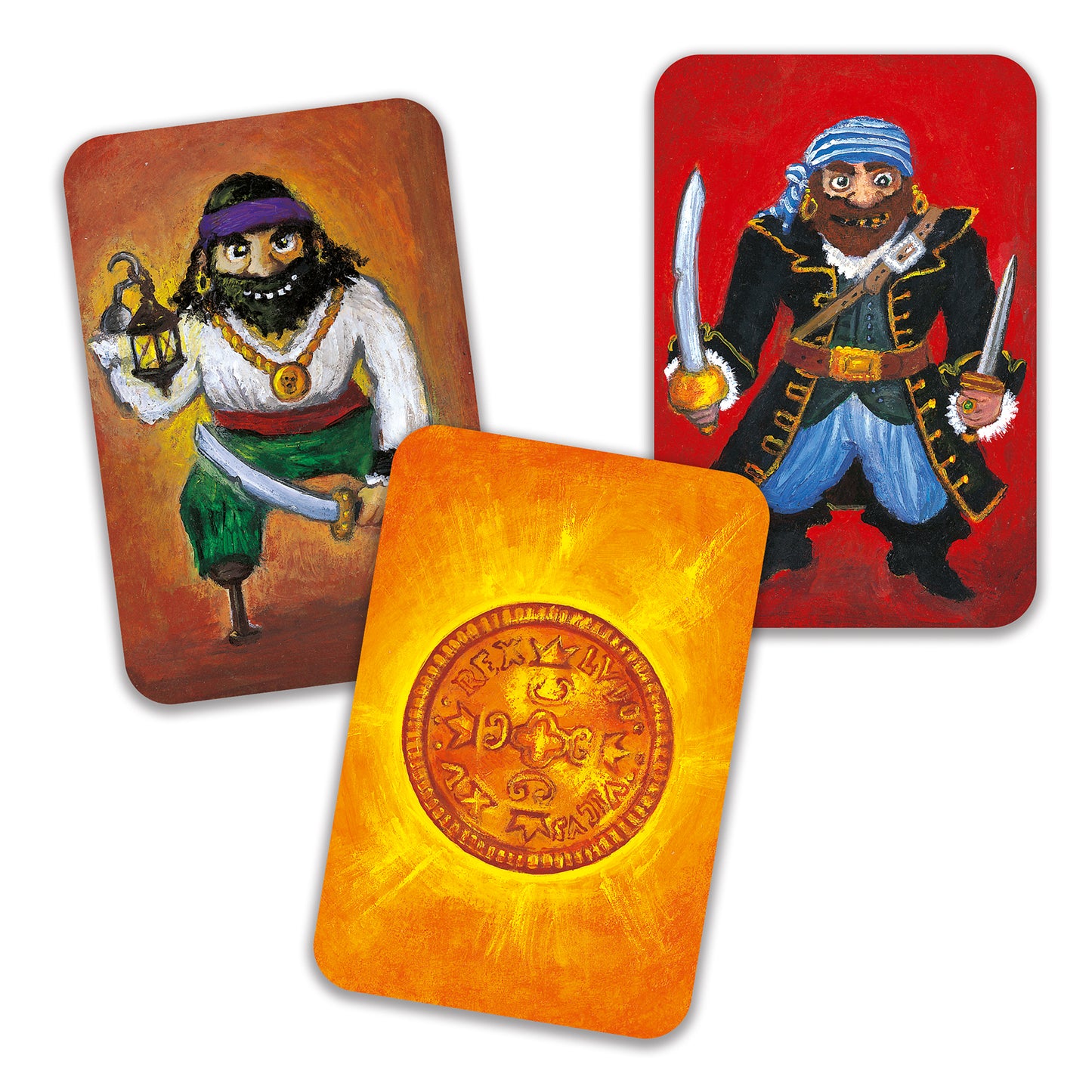 Djeco Piratatak Strategy Card Game