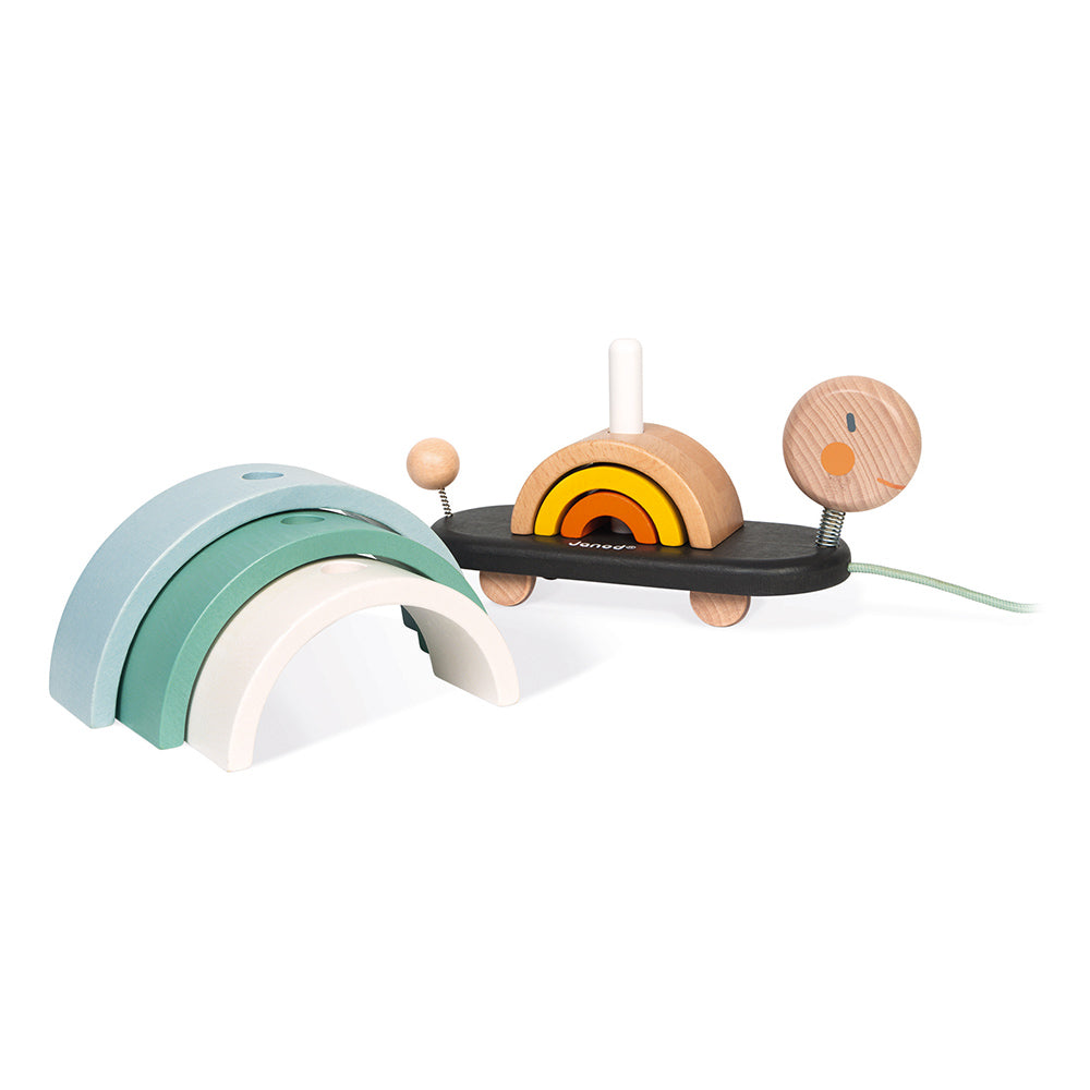 Janod Sweet Cocoon Rainbow Turtle