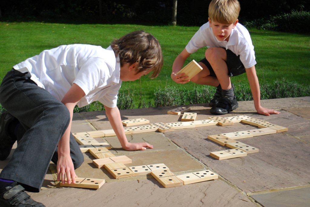 TickiT Wooden Dominoes 7.5X15X1.5Cm