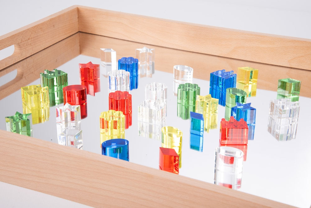 Tickit Wooden Mirror Tray