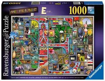 Ravensburger Colin Thompson - Awesome Alphabet "E", 1000pc Jigsaw Puzzle