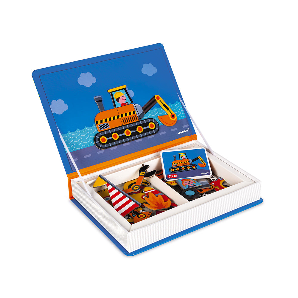 Janod Racers Magneti' Book