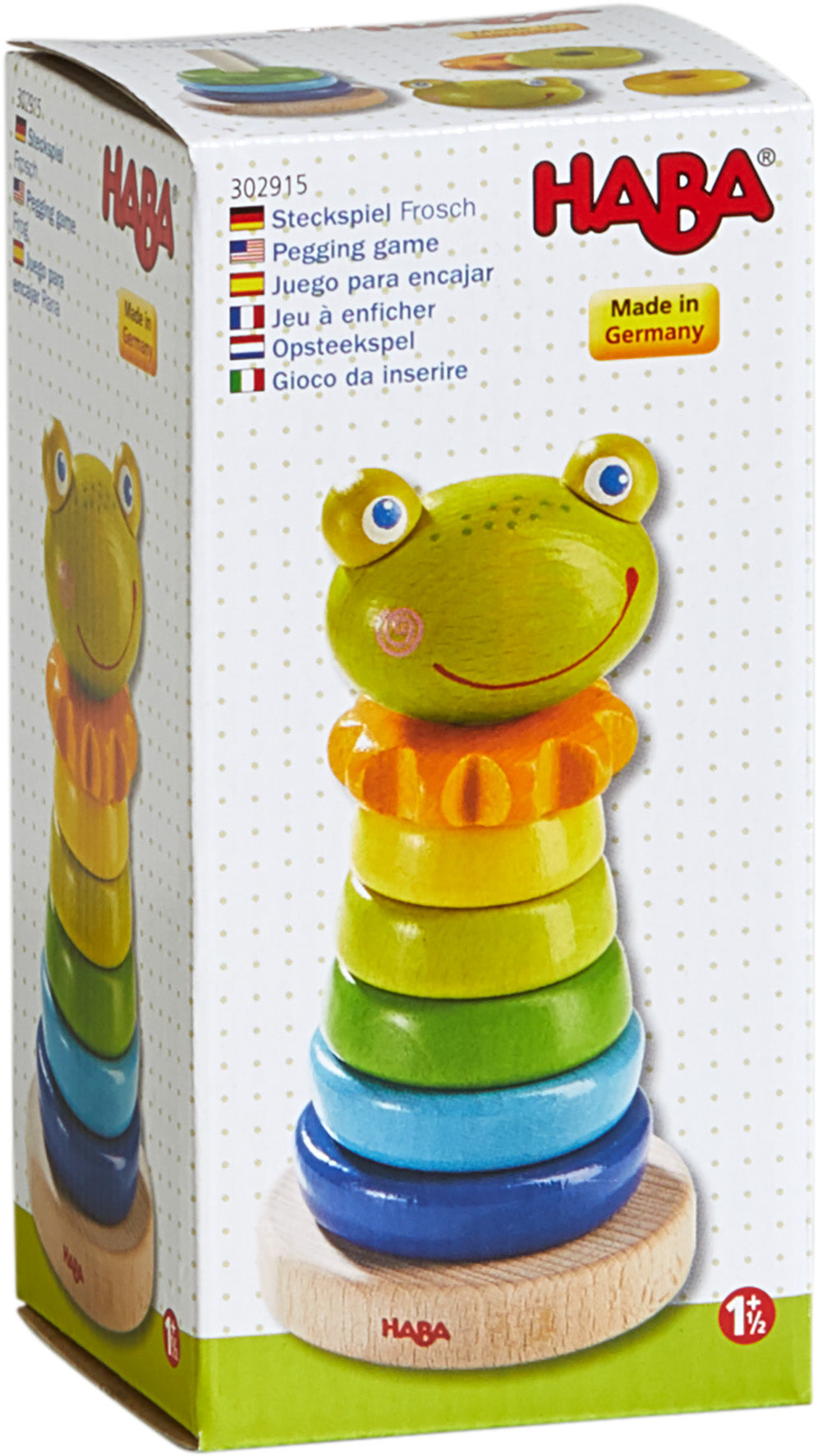 Haba Pegging Game Frog