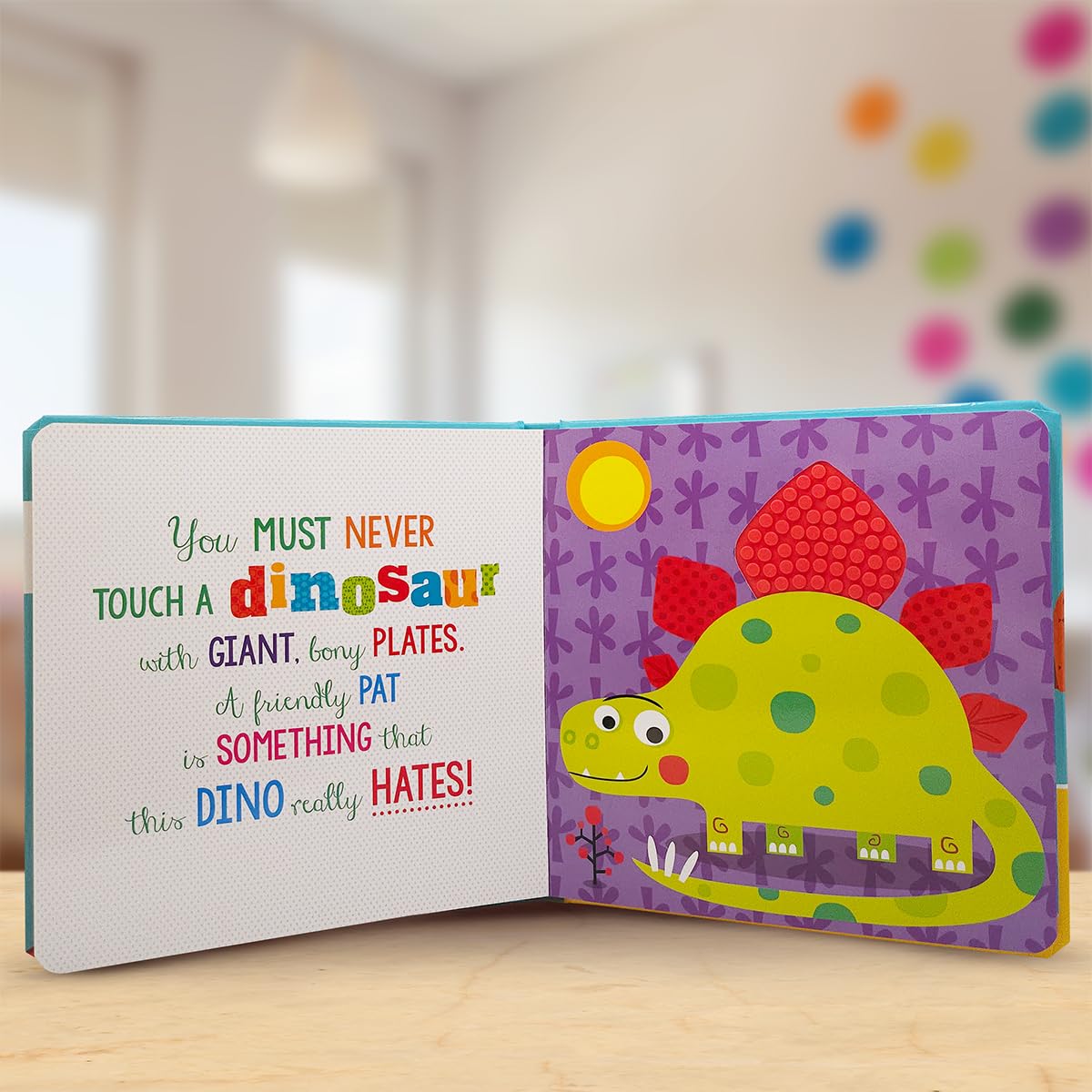 Never Touch a Dinosaur Book