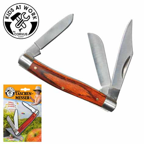 Kids At Work Pocketknives Elegant Wooden Handle