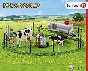 Schleich Farm World Cow Family on the Pasture