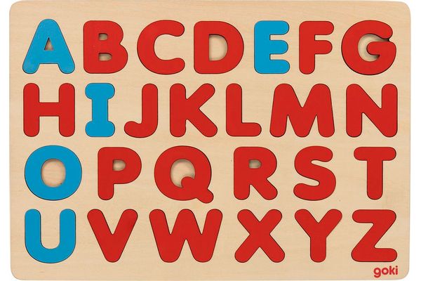 Goki Alphabet Puzzle In Montessori Style