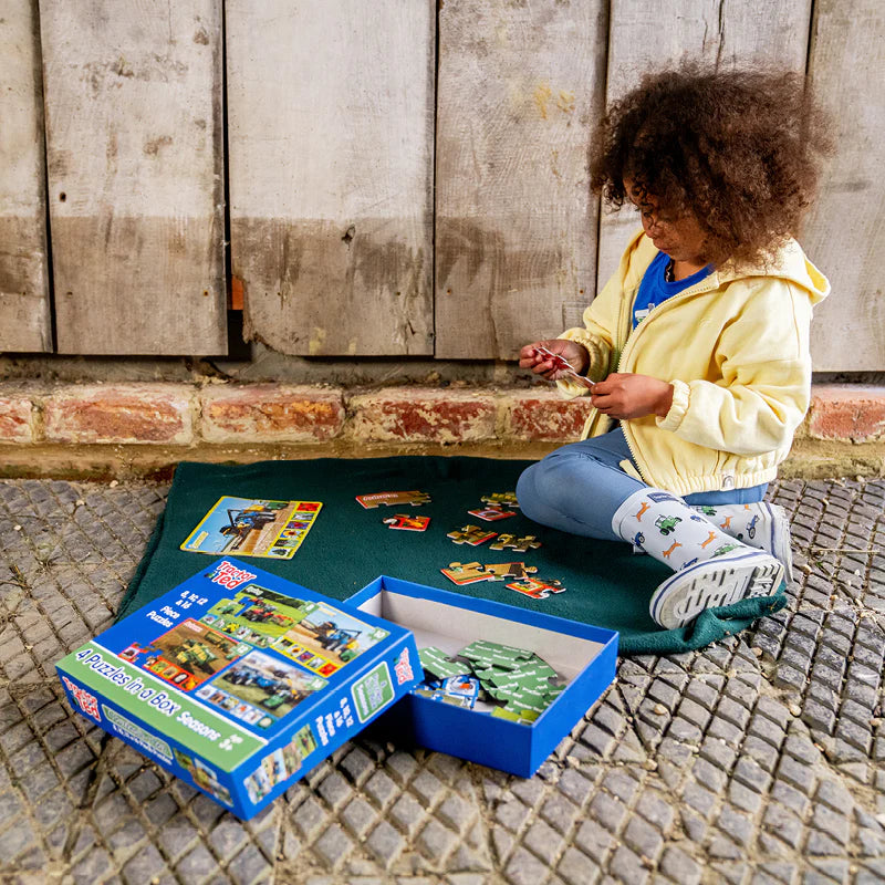 Tractor Ted 4 Puzzles in a Box, Seasons