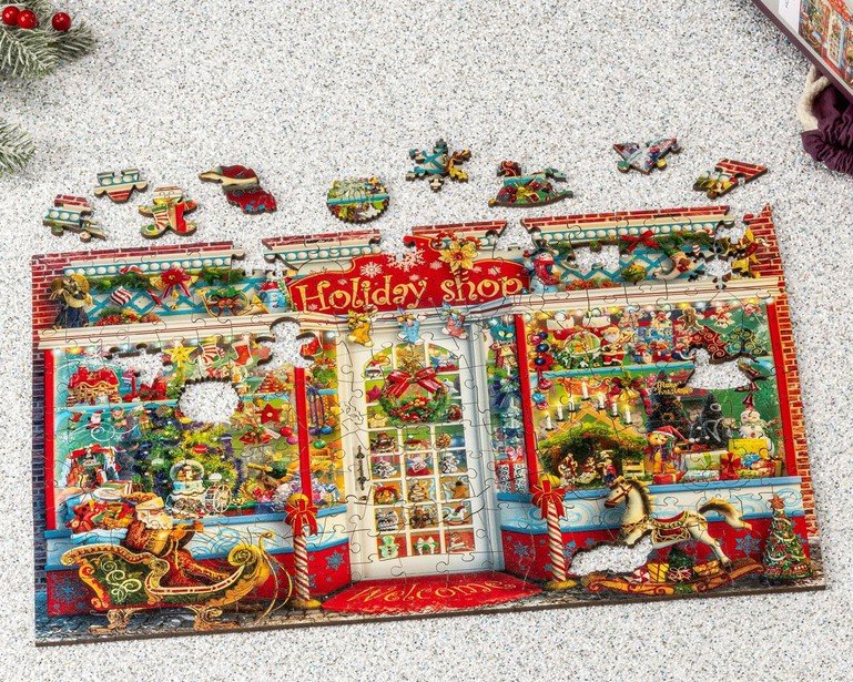 Wentworth Wooden Puzzles Holiday Shop - Maxi 250 Pieces