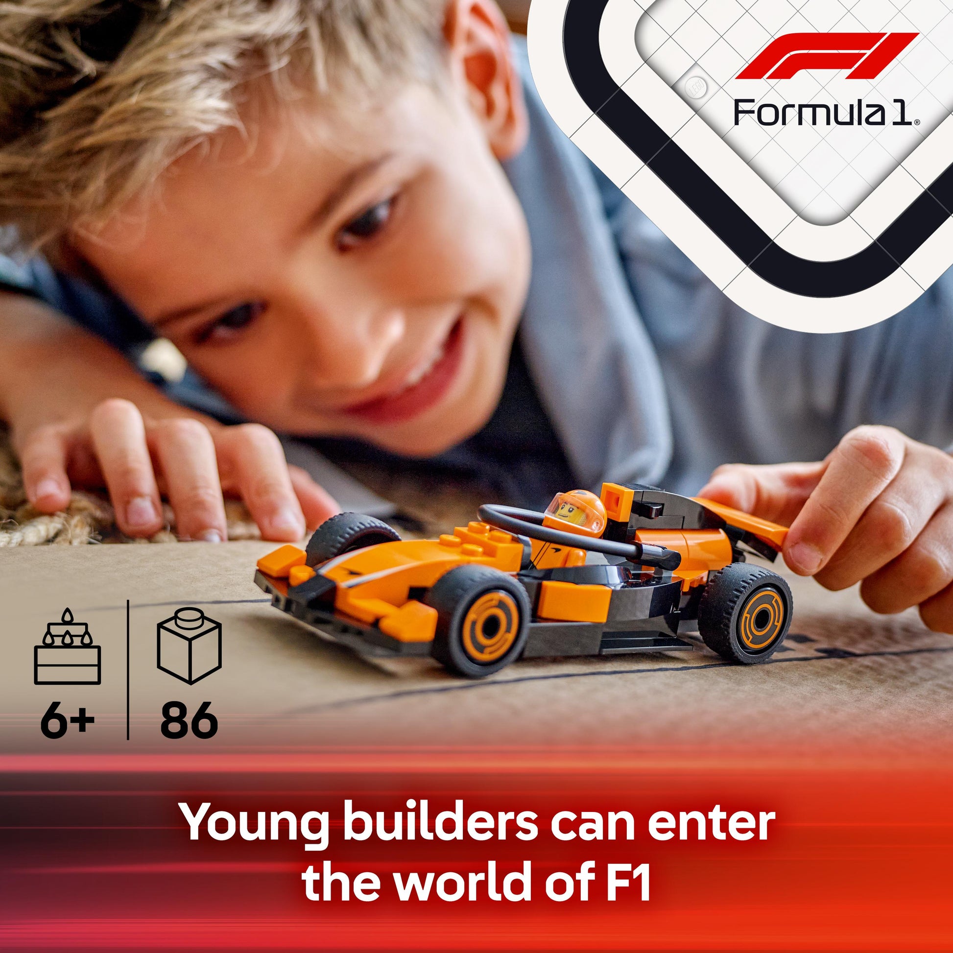 Lego City Formula 1 60442 F1® Driver with McLaren Race Car