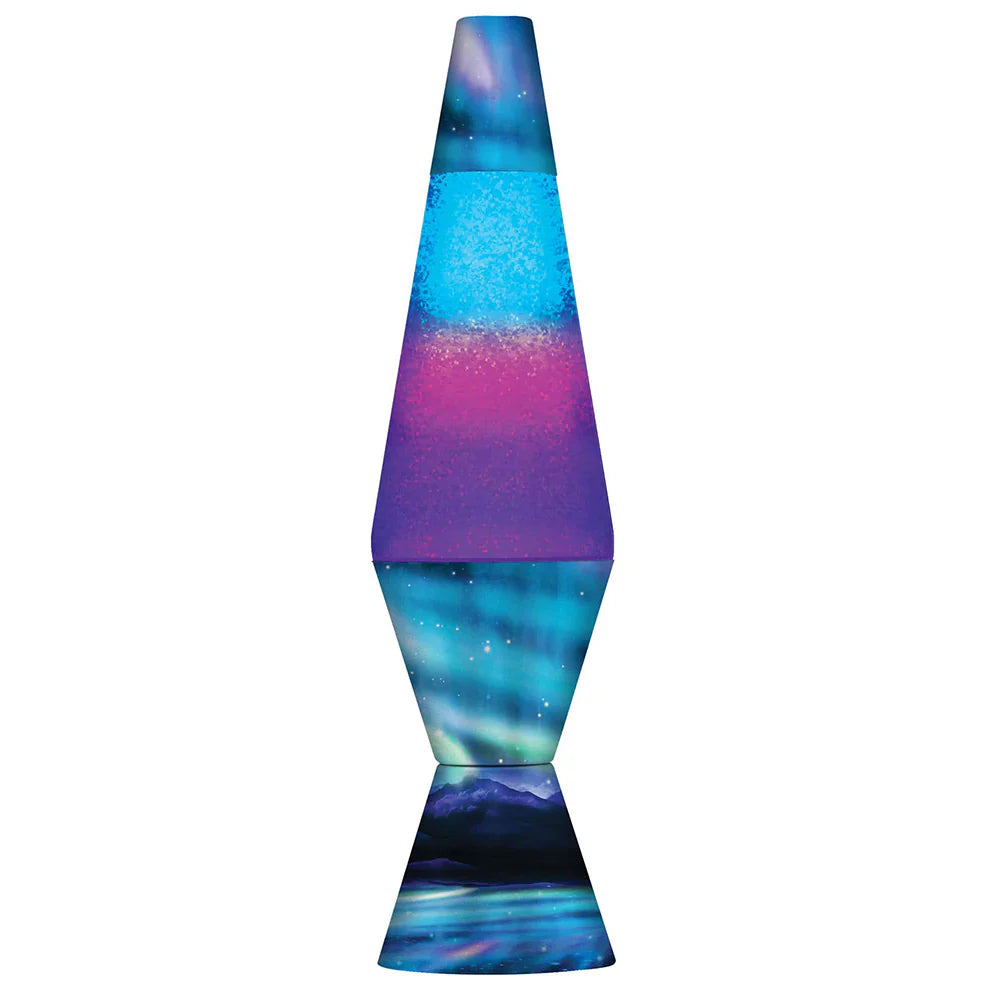 Schylling Lava Lamp Northern Lights Purple/Blue - 14.5"