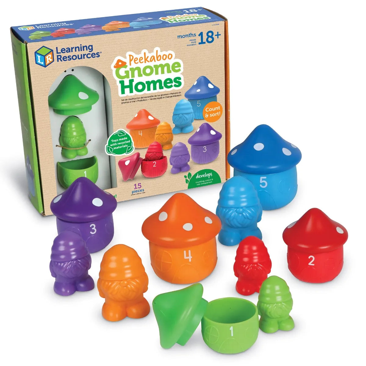 Learning Resources Peekaboo Gnome Homes