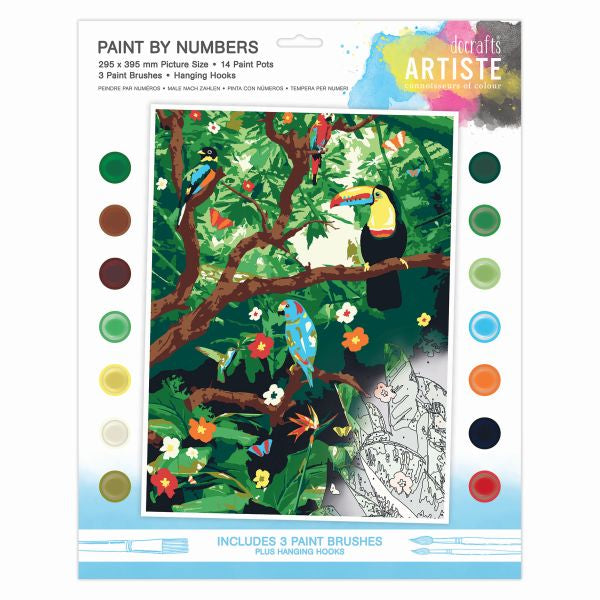 Paint By Numbers Endangered Rainforest