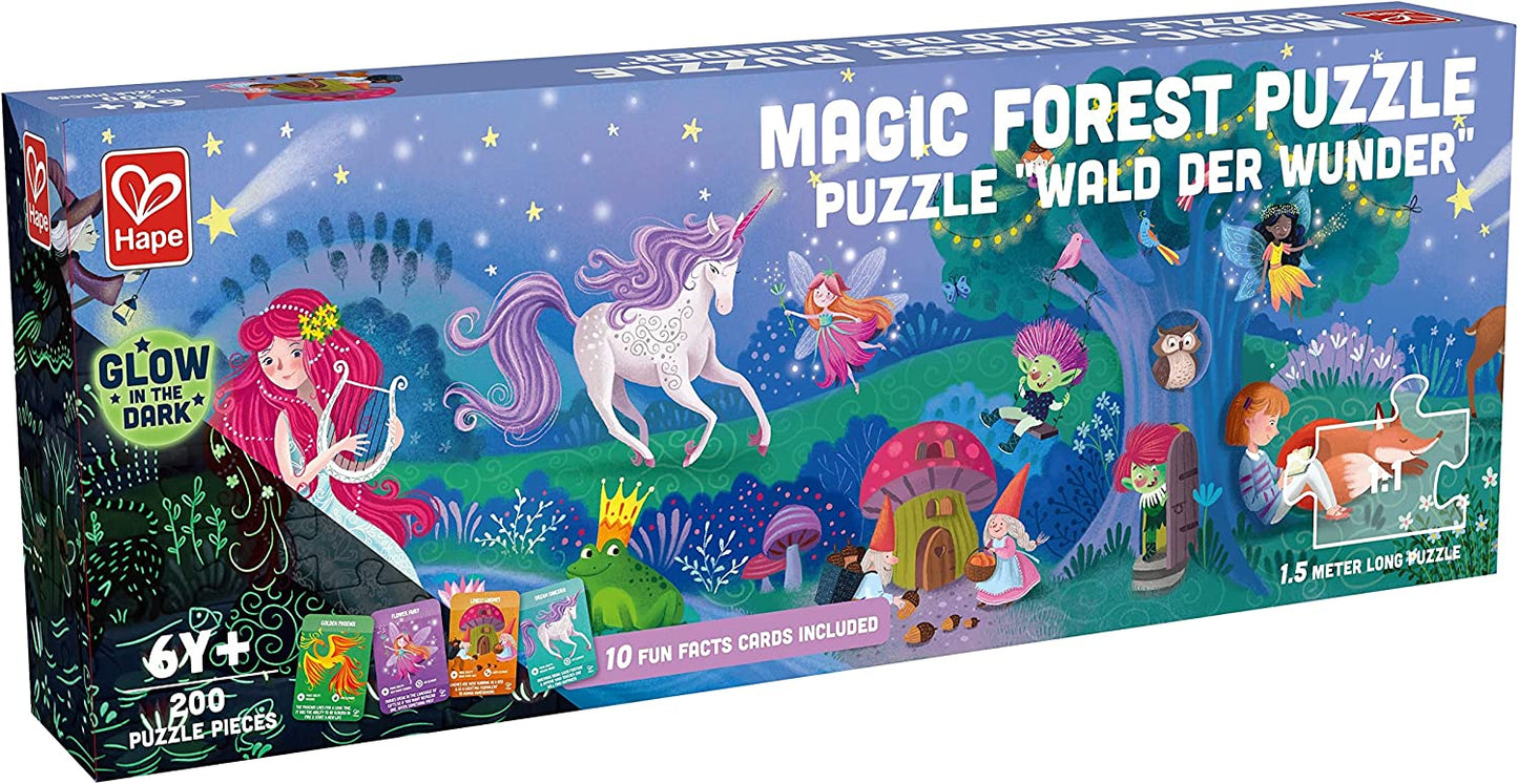 Hape Glow in the Dark Magic Forest Puzzle