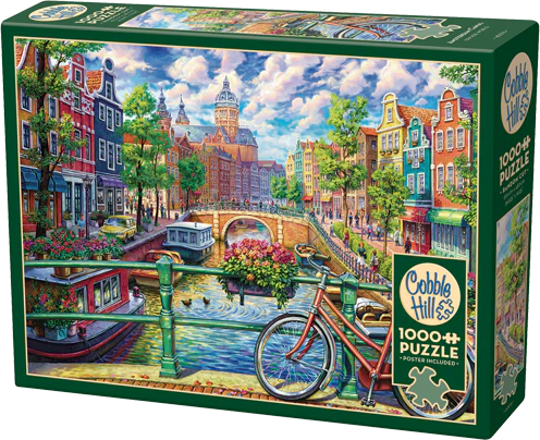 Cobble Hill Puzzles 1000 Pieces Amsterdam Canal