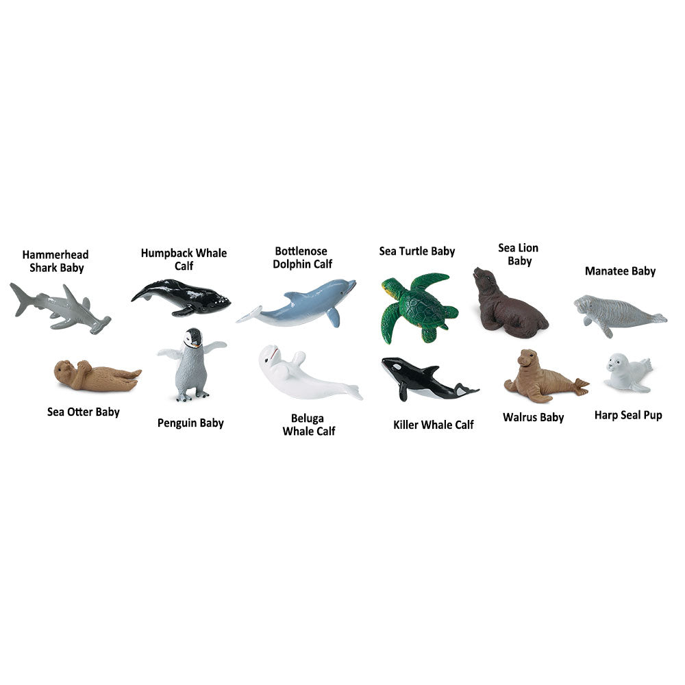 Safari Toob Baby Sea Life (12 Pieces)
