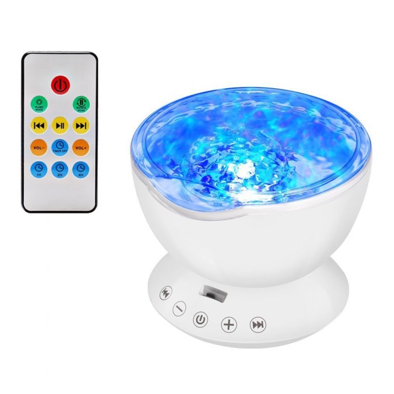Playlearn Ocean Wave Projector With Sounds And Speaker (Sowpn) (Usb Adapter)