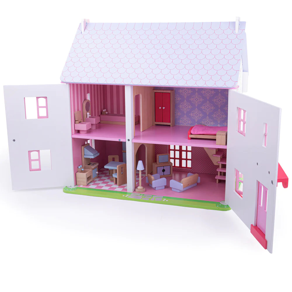 BigJigs Heritage Playset Rose Cottage