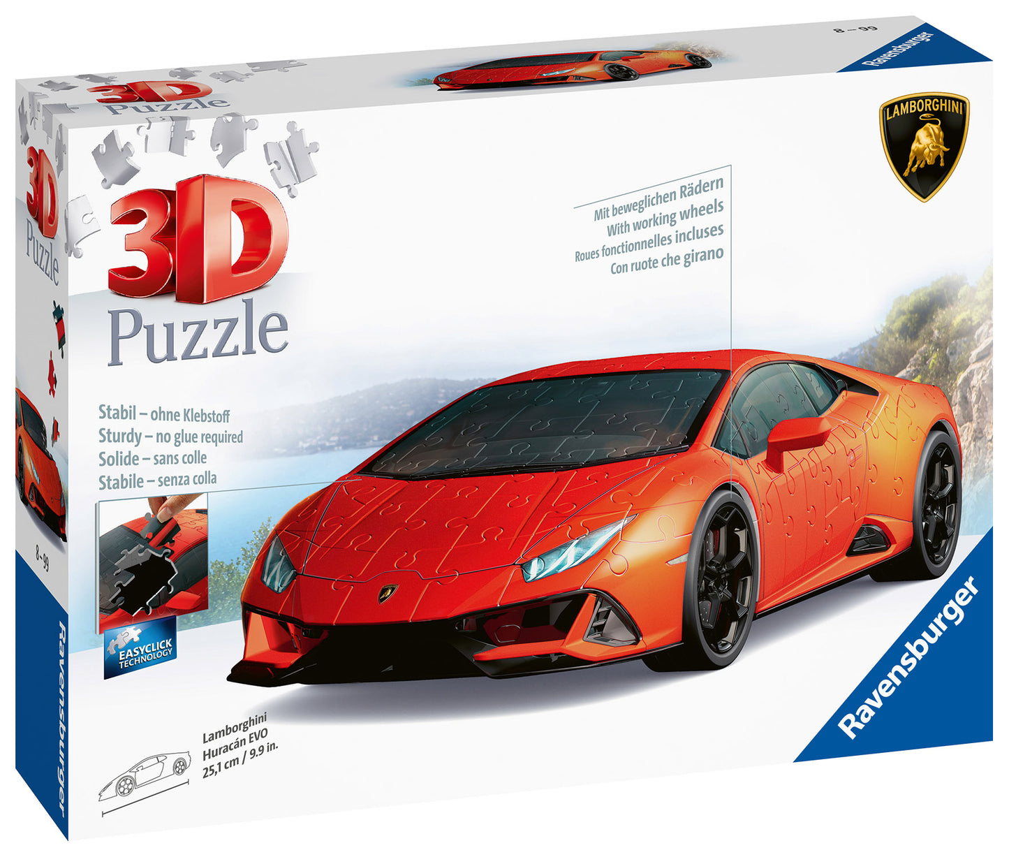 Ravensburger Lamborghini Huracan, 108pc Jigsaw Puzzle