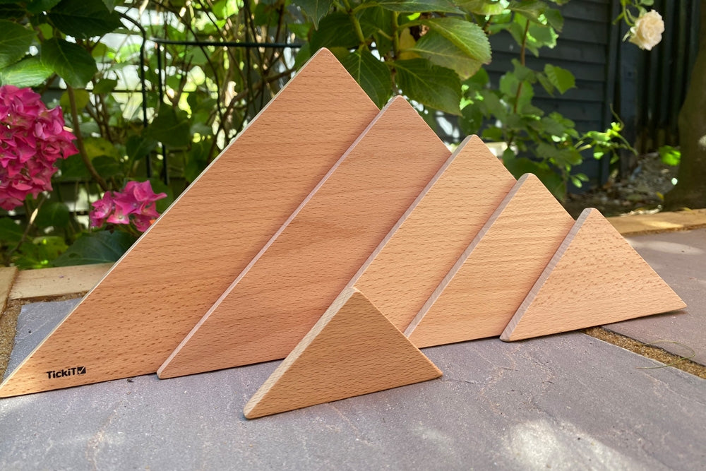 TickiT Natural Architect Triangular Panels
