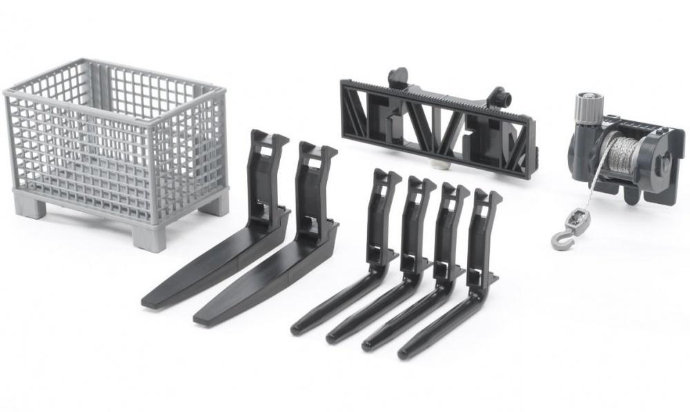 Bruder Toys Front Loader Accessory Set