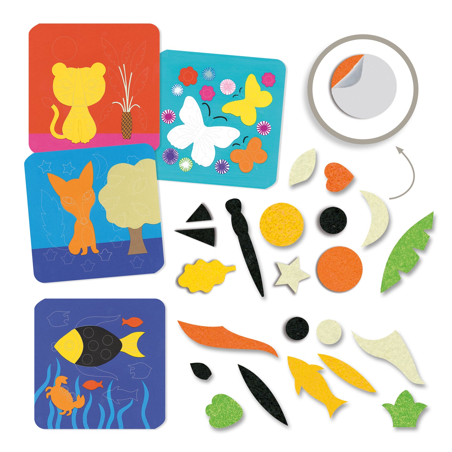 Djeco Sweet Nature Felt Collage