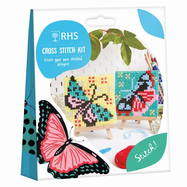 RHS Mini Cross Stitch - Butterflies And Moths