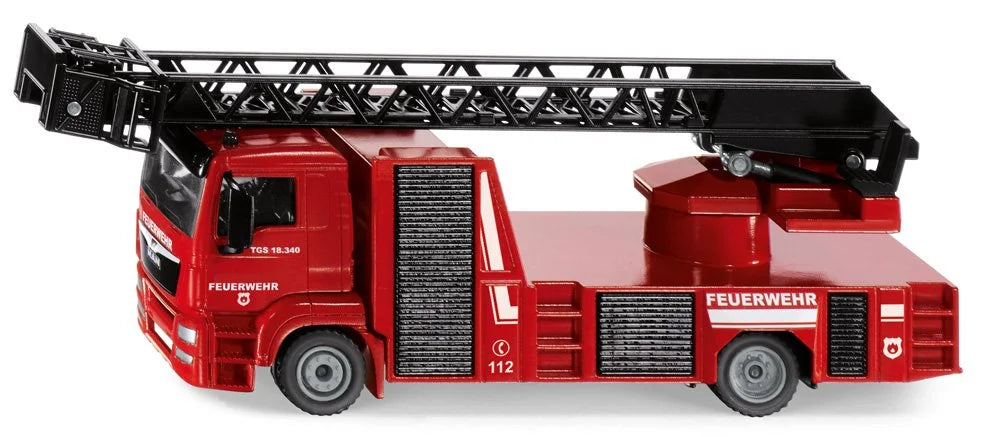 Siku 1:50 Man Fire Truck W/Turntable Ladder