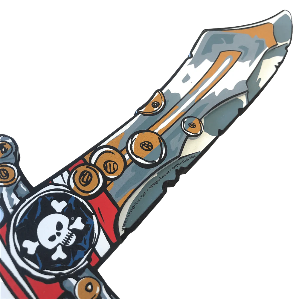 Liontouch Pirate Red Stripe Knife