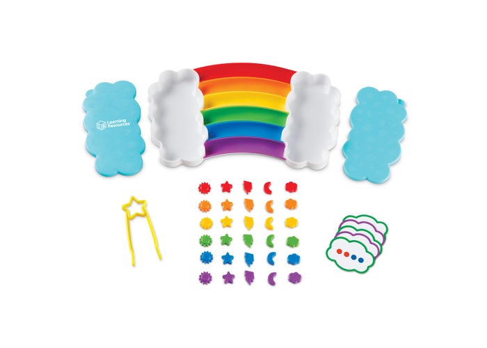 Learning Resources Rainbow Sorting Tray (Single)