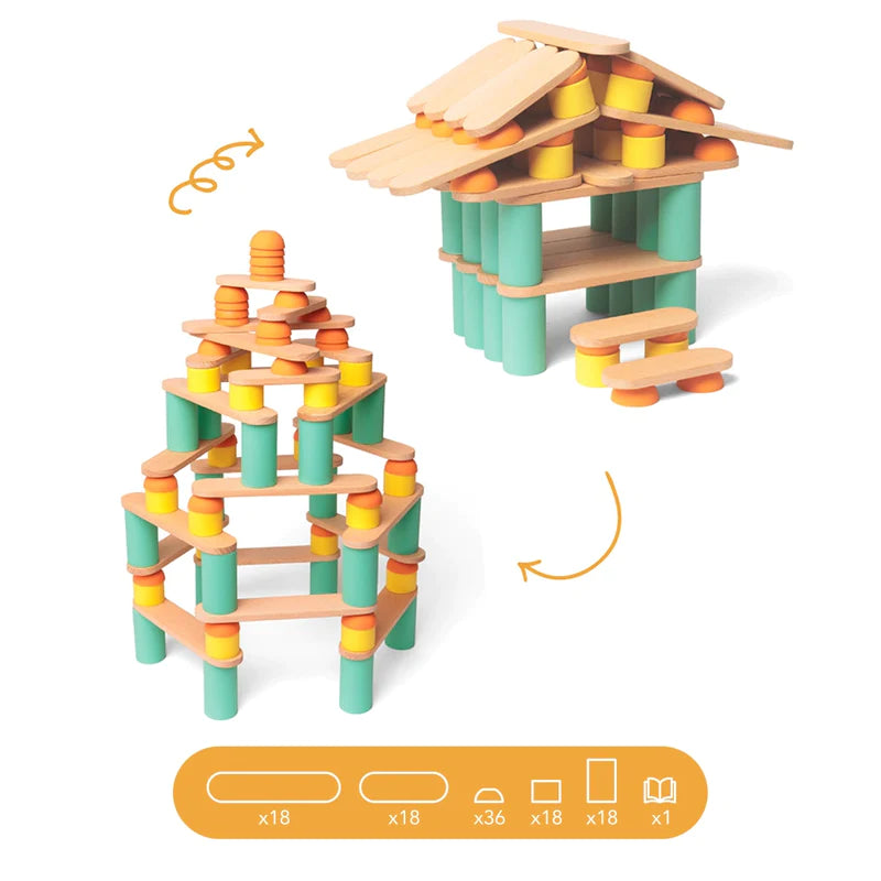 Oppi Stix - Construction game 108 Pieces