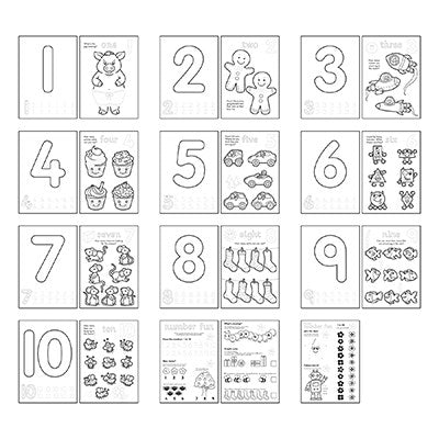 Orchard Toys Number Colouring Book