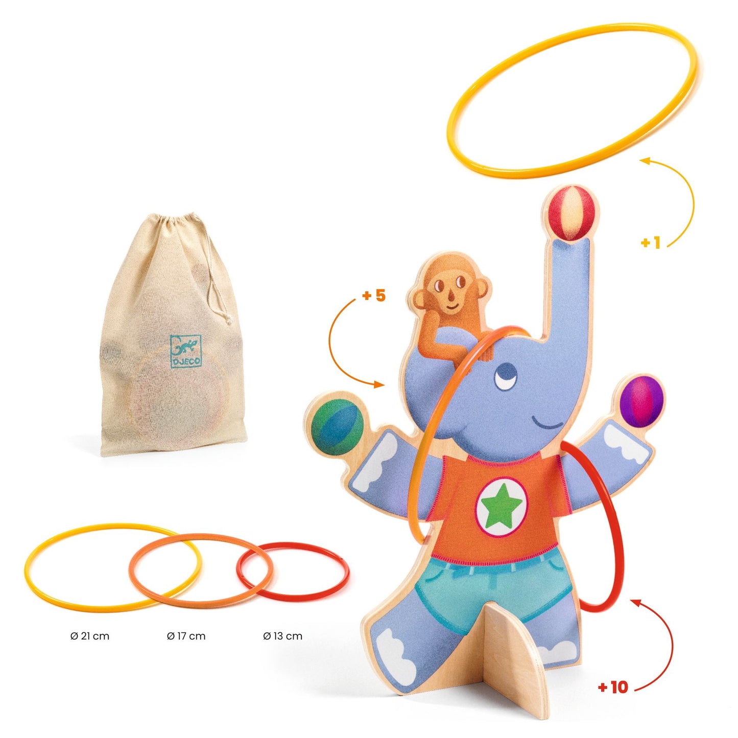 Djeco Oola Hoop Ring Toss Game