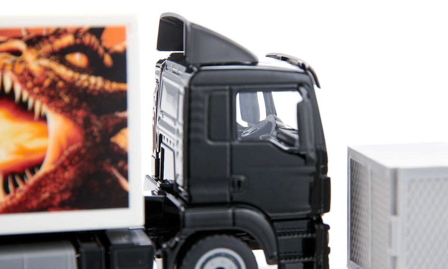 Siku 1:50 Man Truck W/Box Body, Tail Lift & Grid Box