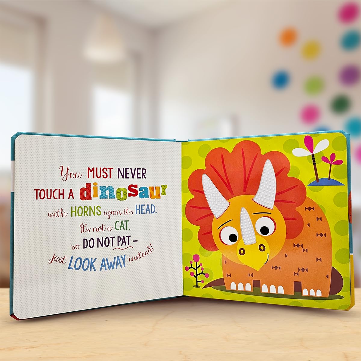 Never Touch a Dinosaur Book