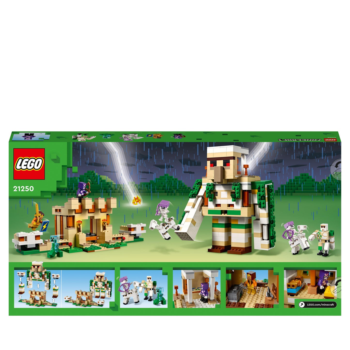 Lego Minecraft 21250 The Iron Golem Fortress (F)