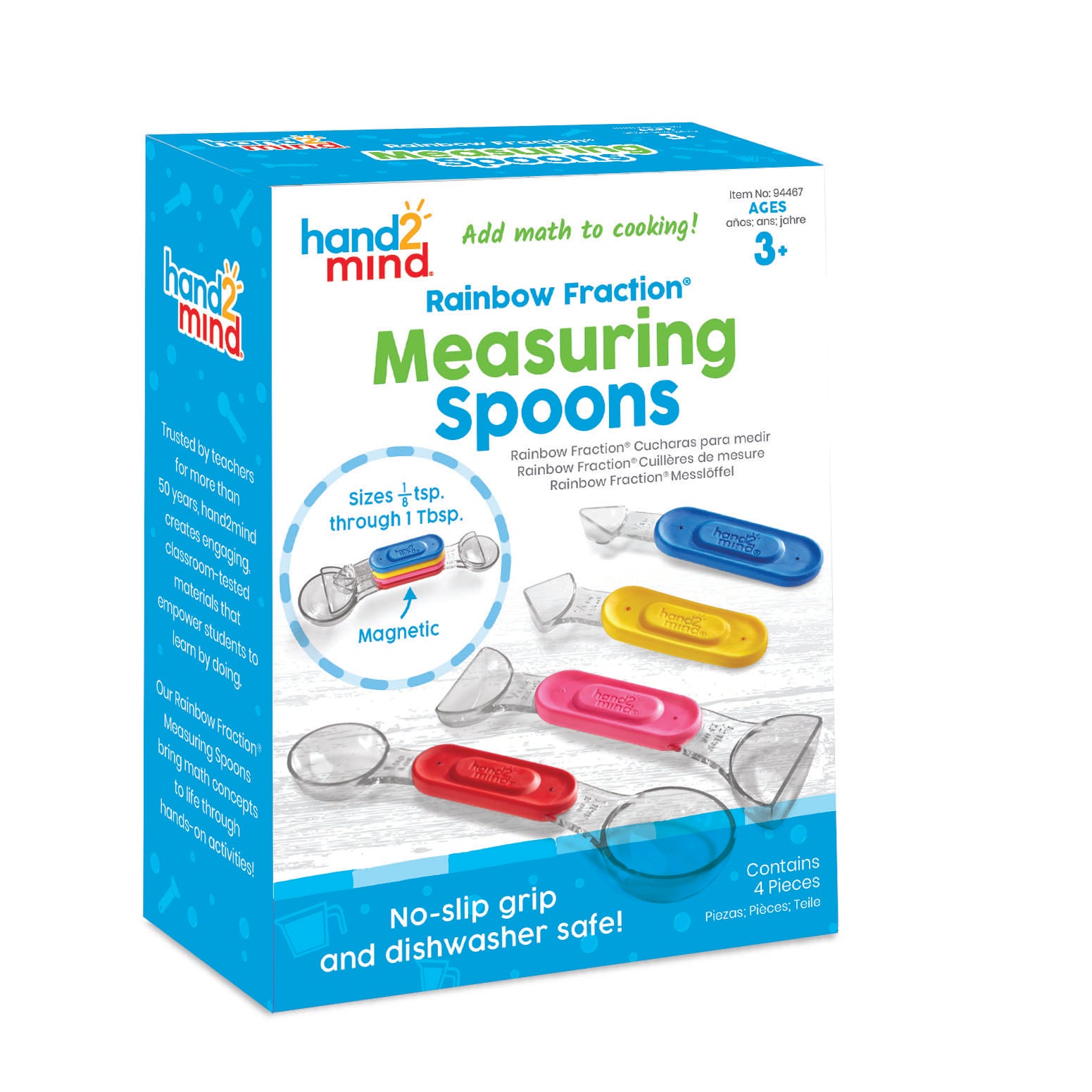 Learning Resources Rainbow Fraction® Measuring Spoons